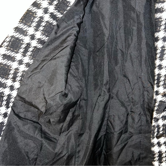 𝅺VINTAGE Relance 80’s Jacket Black and White Plead Size S - Picture 7 of 8